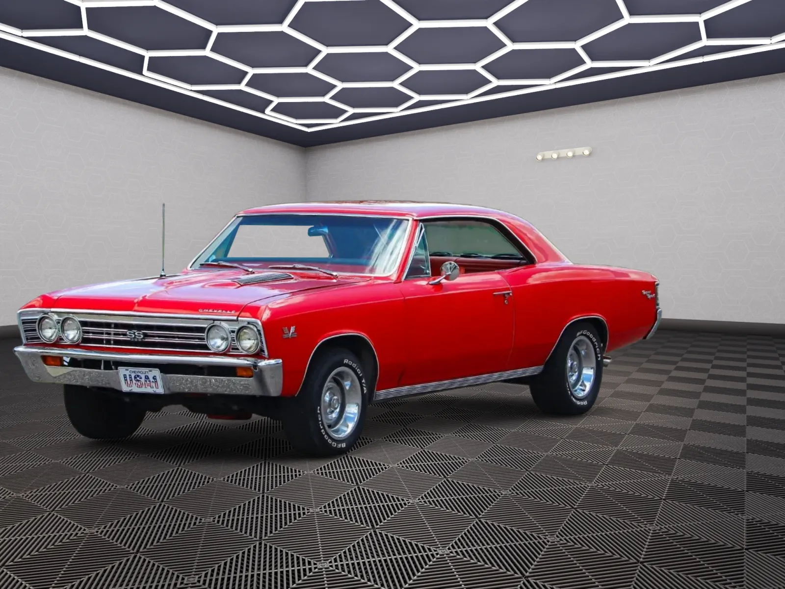 1967 Chevrolet Chevelle SS Tribute, 396 Big Block, 4 Speed, AC, Red on Red